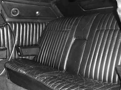 1972 Lincoln AHA Brougham Limousine interior