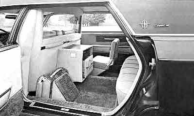 1972 Lincoln AHA Brougham Limousine interior