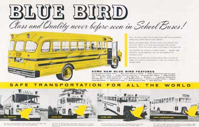 Blue Bird School Bus History Blue Bird Body Co Blue