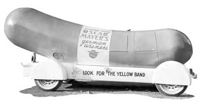 Wienermobile todos los Coches Salchicha Oscar Mayer que han existido 1936 General Body Company