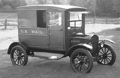1923 Ford Model T Rural Mail Carrier by Harrington Mfg. Co. owned by Dan Noyes of Wolcott VT