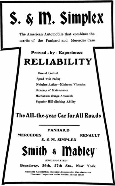 1906 Smith & Mabley Ad